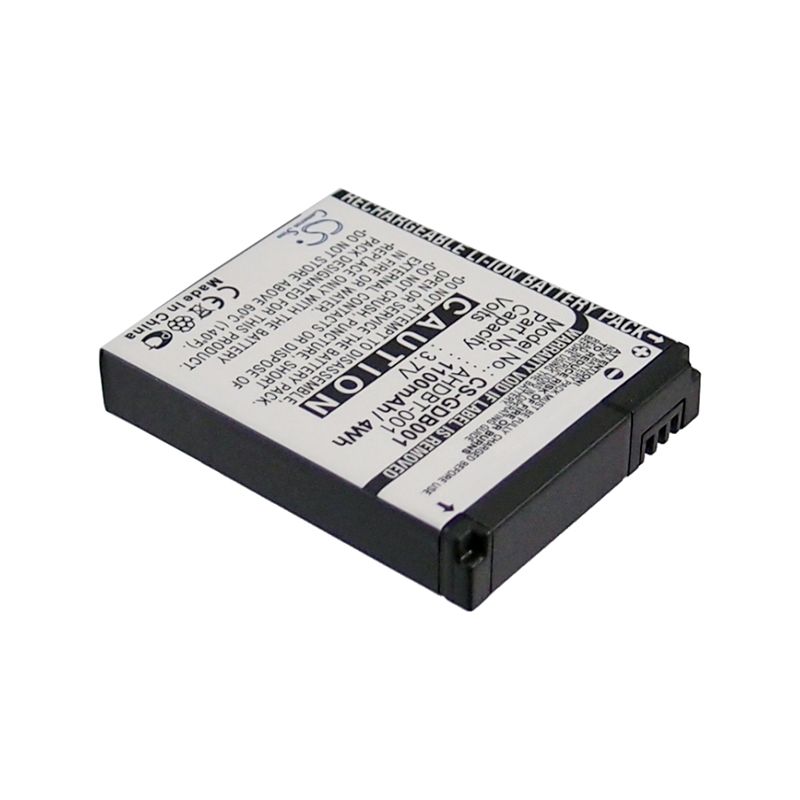 Li-ion Battery Fits Gopro, Hd Helmet Hero, Hd Hero, Hd Hero 2 3.7v, 1100mah Camera Cameron Sino Technology Limited