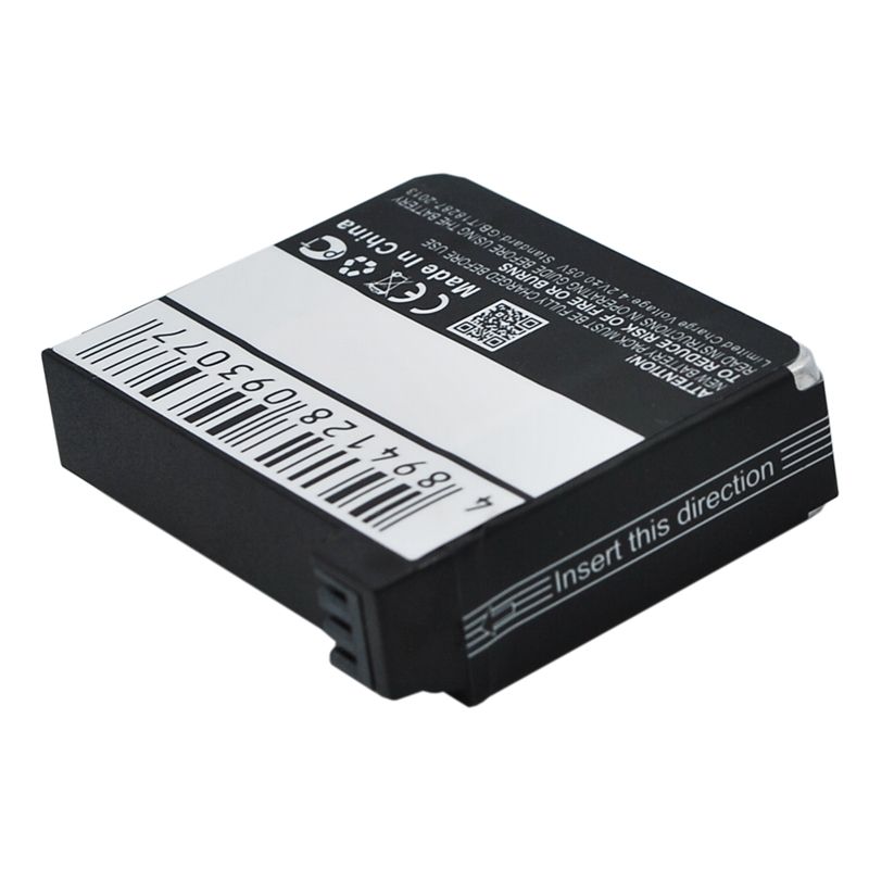 Li-ion Battery fits Gopro, Hero 4, Hero 4 Black, Hero 4 Silver 3.7V, 950mAh Camera Cameron Sino Technology Limited