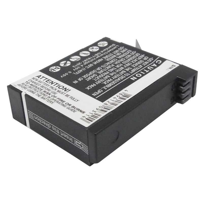 Li-ion Battery Fits Gopro, Hero 4, Hero 4 Black, Hero 4 Silver 3.8v, 1160mah Camera Cameron Sino Technology Limited