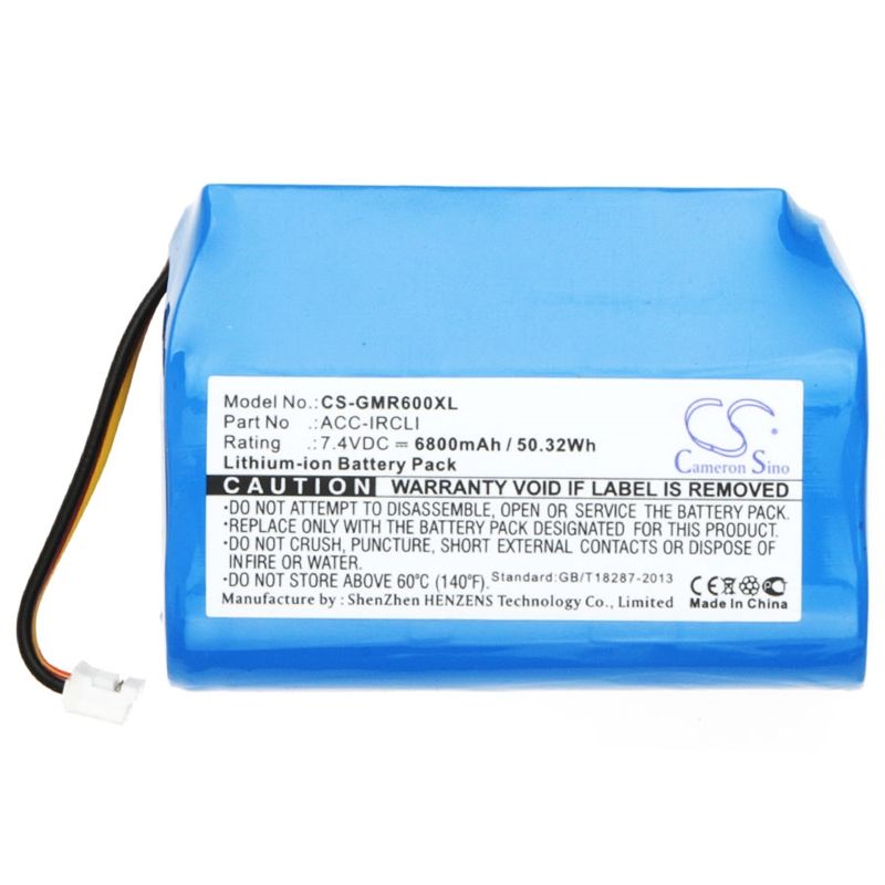 Li-ion Battery Fits Grace Mondo, Gdi-irc6000, Gdi-irc6000r, Gdi-irc6000w 7.4v, 6800mah DAB Digital Cameron Sino Technology Limited