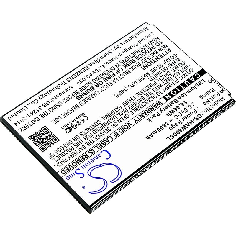 Li-ion Battery fits Highscreen, power rage 3.8V, 3800mAh Communications Cameron Sino Technology Limited (Suspended)