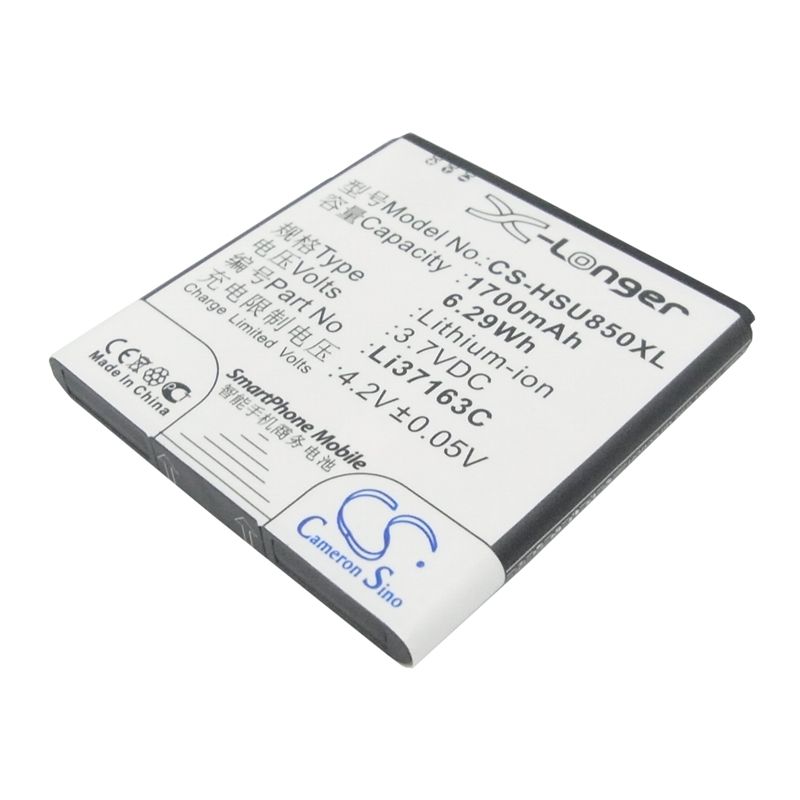 Li-ion Battery fits Hisense, eg870, eg876, hs-t860 3.7V, 1700mAh Communications Cameron Sino Technology Limited (Suspended)