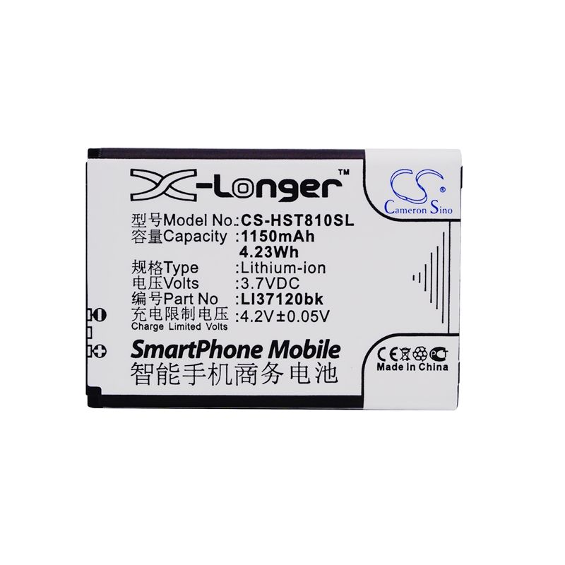 Li-ion Battery fits Hisense, hs-t81, t81 3.7V, 1150mAh Communications Cameron Sino Technology Limited (Suspended)