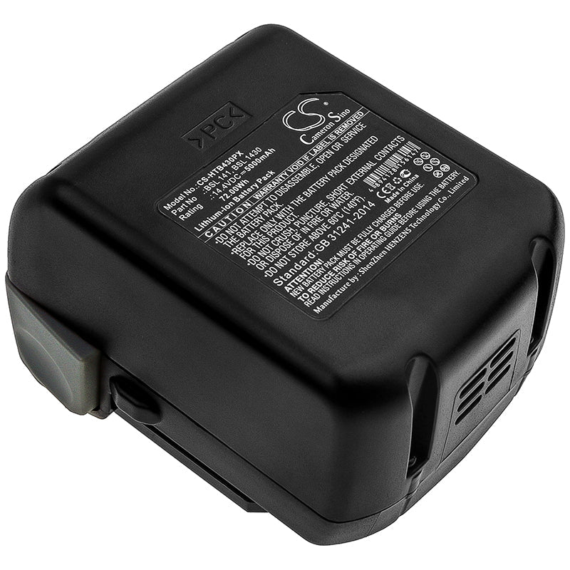 Li-ion Battery fits Hitachi, 14dsl, C 14dsl 14.4V, 5000mAh Power Tools Cameron Sino Technology Limited