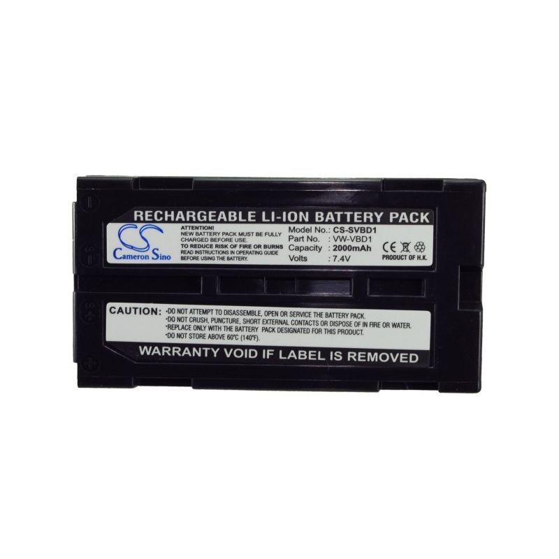 Li-ion Battery Fits Hitachi, Vm-645la, Vm-945la, Vm-d865 7.4v, 2000mah Camera Cameron Sino Technology Limited