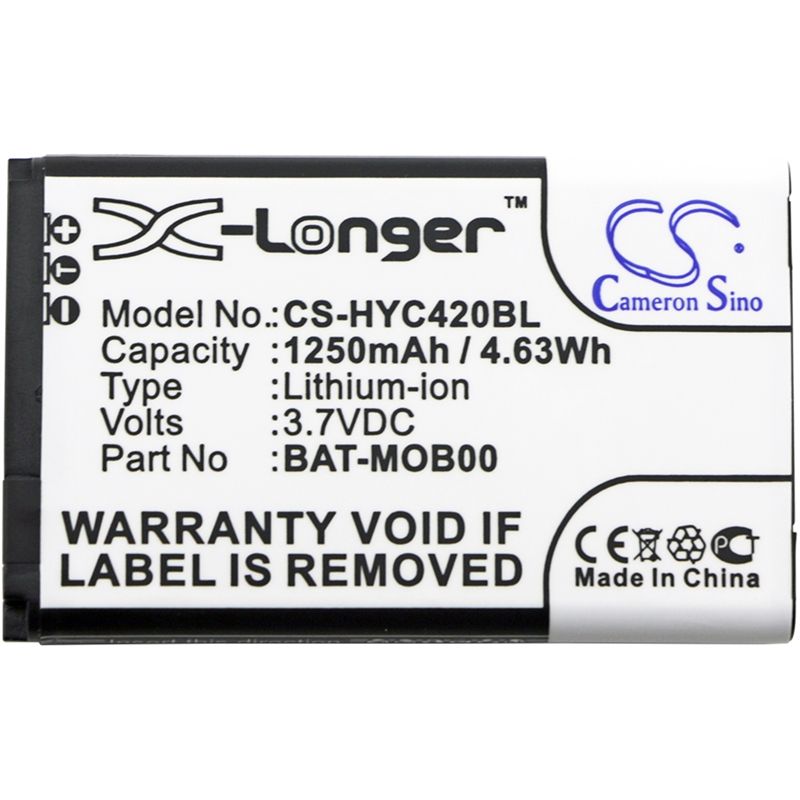 Li-ion Battery Fits Honeywell, 70e, 75e, Captuvo 70e 3.7v, 1250mah Barcode Scanner Cameron Sino Technology Limited