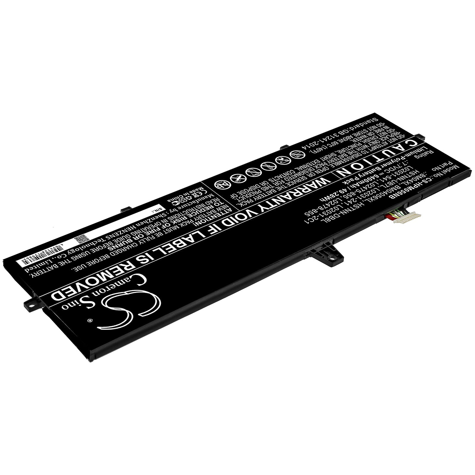 Li-ion Battery fits Hp, Bm04056xl, Bm04xl, Hstnn-db8l, Hstnn-ub7l, L02031-241, L02031-2c1, L02031-541, L02475-855, L02478-855 7. Notebook & Laptop Cameron Sino Technology Limited