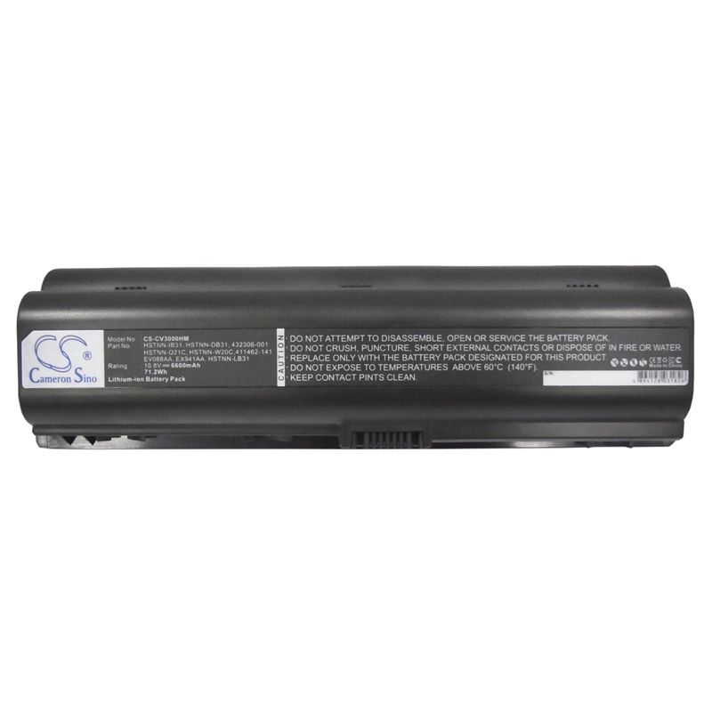 Li-ion Battery fits Hp, g6000, g7000, pavilion Dv2000 10.8V, 6600mAh Notebook & Laptop Cameron Sino Technology Limited