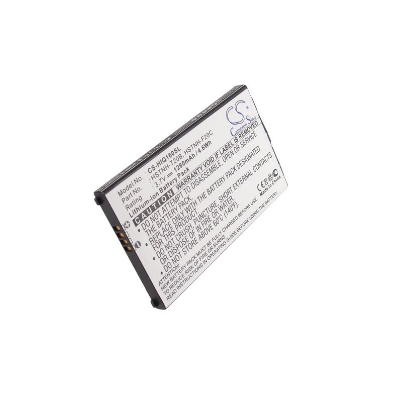 Li-ion Battery fits Hp, ipaq 530, ipaq voice messenger, silver 3.7V, 1260mAh Mobile & SmartPhone Cameron Sino Technology Limited