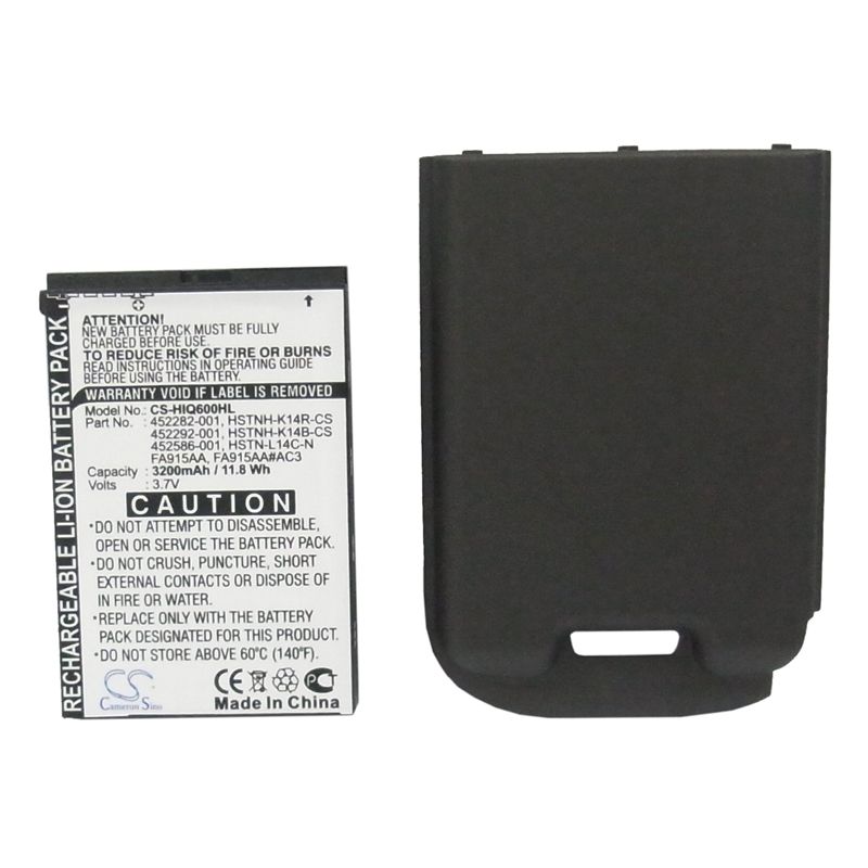 Li-ion Battery fits Hp, ipaq 600, ipaq 610, ipaq 610c 3.7V, 3200mAh Communications Cameron Sino Technology Limited (Suspended)