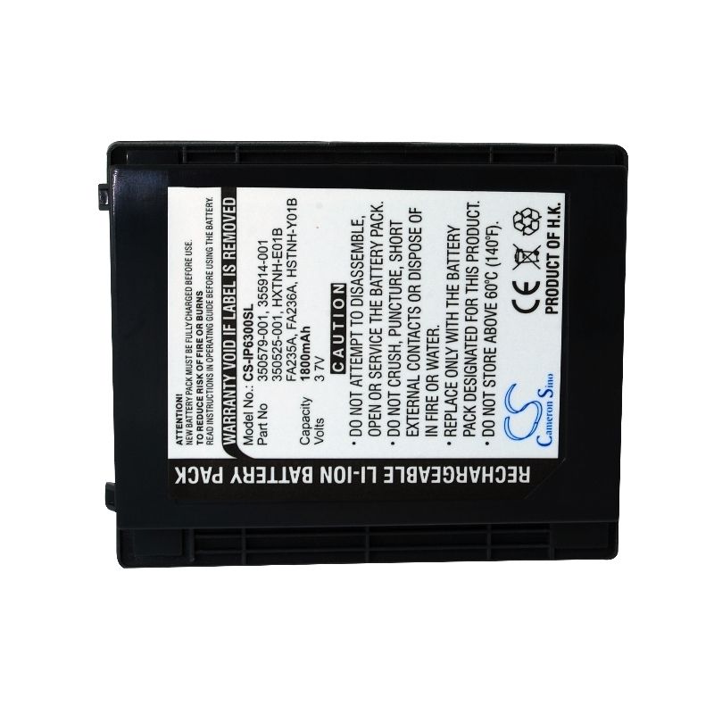 Li-ion Battery Fits Hp, Ipaq H6300, Ipaq H6310, Ipaq H6315 3.7v, 1800mah Communications Cameron Sino Technology Limited