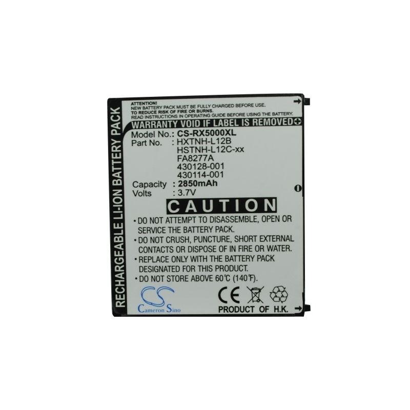 Li-ion Battery fits Hp, Ipaq Rx5700, Ipaq Rx5710, Ipaq Rx5720 3.7V, 2850mAh Computer Cameron Sino Technology Limited