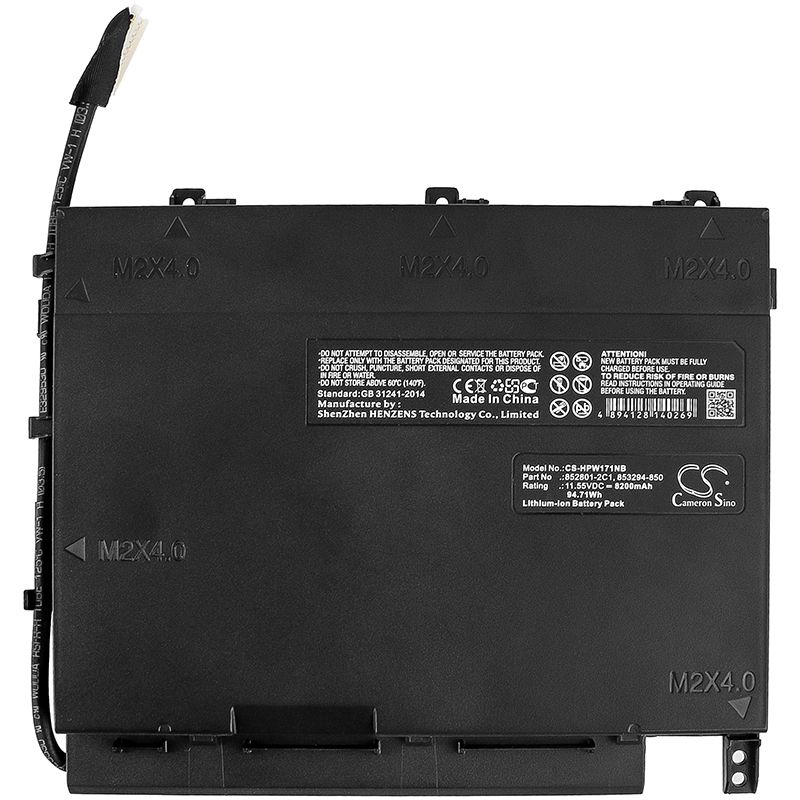 Li-ion Battery Fits Hp, Omen 17-w100nc, Omen 17-w100nf, Omen 17-w100ng 11.55v, 8200mah Notebook & Laptop Cameron Sino Technology Limited