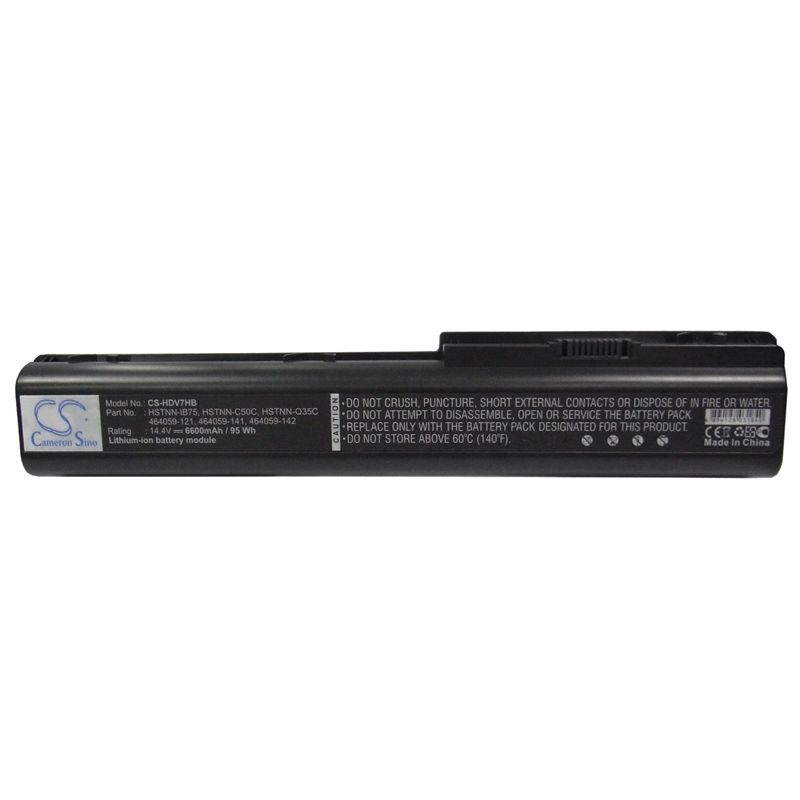 Li-ion Battery Fits Hp, Pavilion Dv7, Pavilion Dv7- 1128ca, Pavilion Dv7 Series 14.4v, 6600mah Notebook & Laptop Cameron Sino Technology Limited