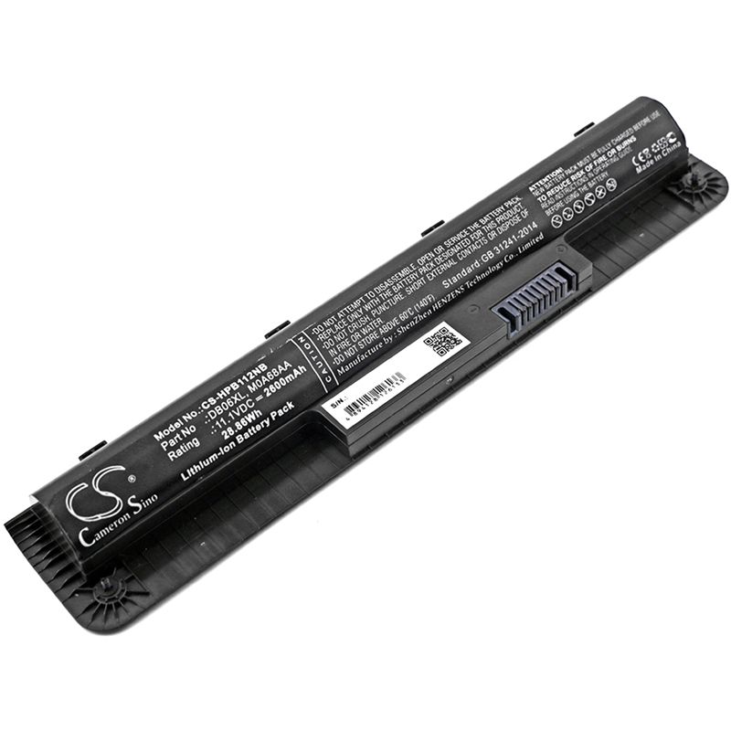 Li-ion Battery Fits Hp, Probook 11 Ee, Probook 11 G1, Probook 11 G2 11.1v, 2600mah Notebook & Laptop Cameron Sino Technology Limited