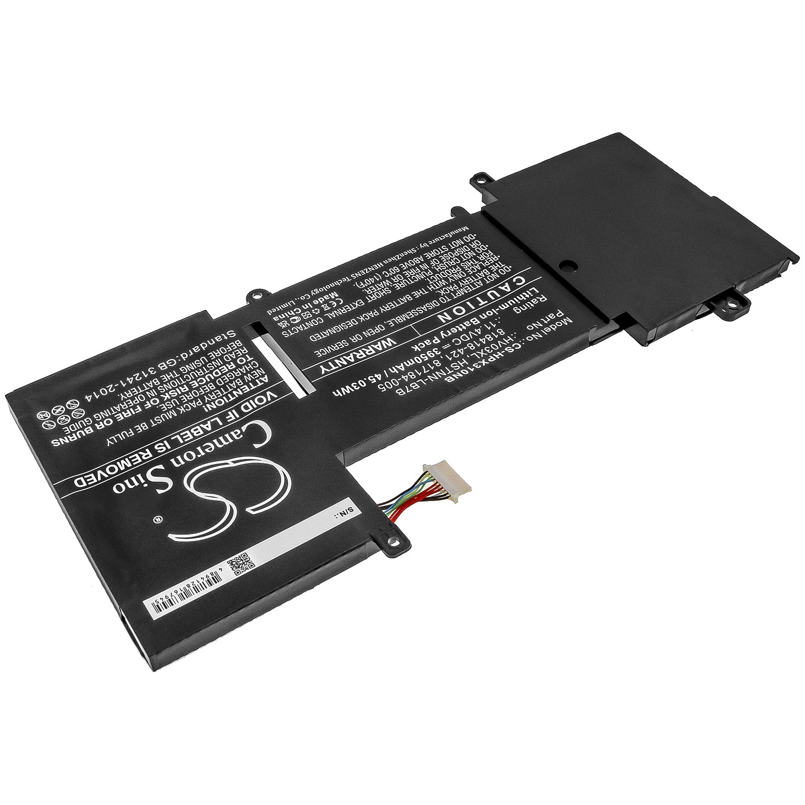 Li-ion Battery fits Hp, X360 310 G2 11.4V, 3950mAh Notebook & Laptop Cameron Sino Technology Limited