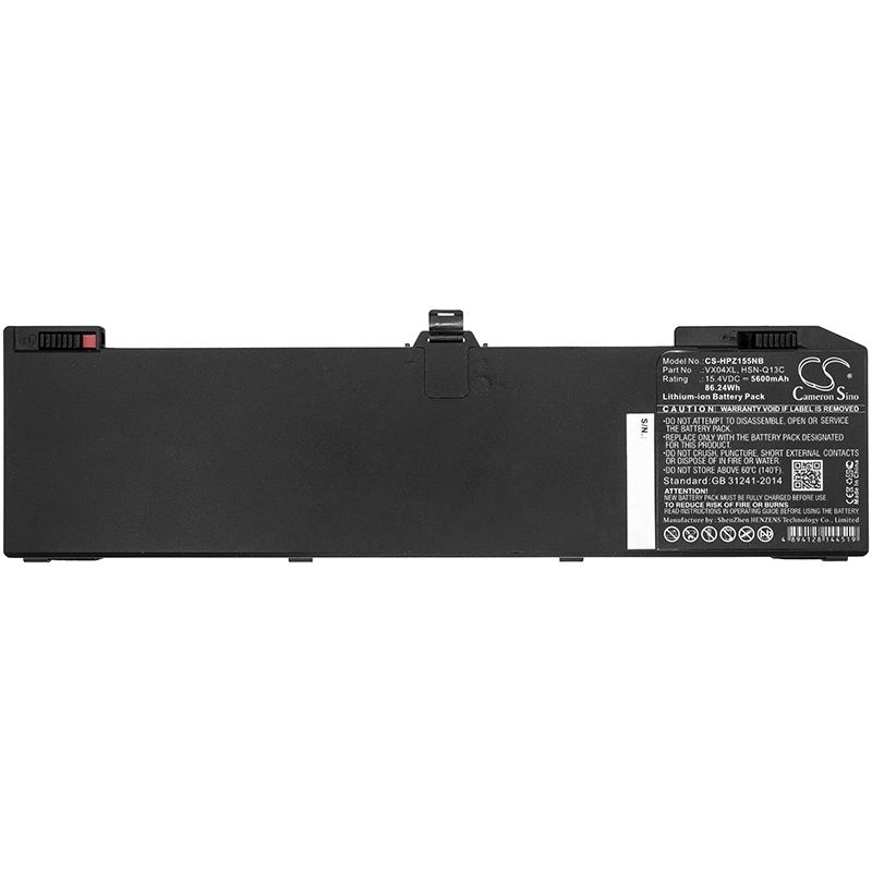 Li-ion Battery fits Hp, zbook 15 G5, zbook 15 G5 2yw99av, zbook 15 G5 2yx00av 15.4V, 5600mAh Notebook & Laptop Cameron Sino Technology Limited