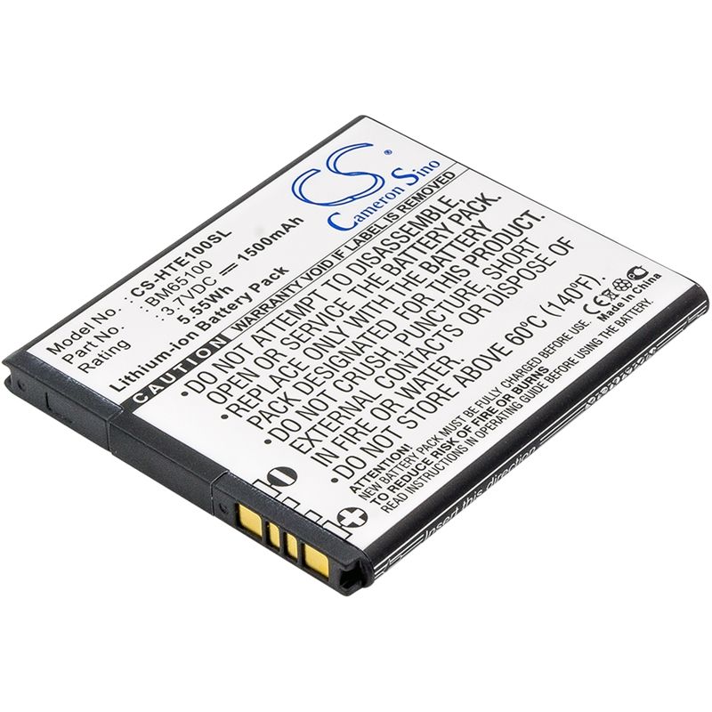 Li-ion Battery Fits Htc, 0pcv200, 0po100, 603e 3.7v, 1500mah Mobile & SmartPhone Cameron Sino Technology Limited