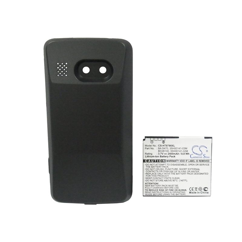Li-ion Battery fits Htc, 7 surround, mondrian, pd26100 3.7V, 2400mAh Communications Cameron Sino Technology Limited (Suspended)