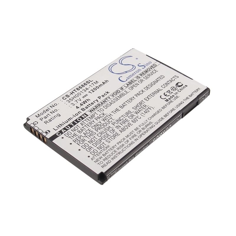 Li-ion Battery fits Htc, 7 trophy, m1, pc40100 3.7V, 1200mAh Mobile & SmartPhone Cameron Sino Technology Limited