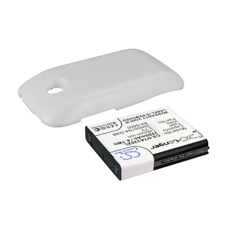 Li-ion Battery fits Htc, a320e, desire c 3.7V, 2200mAh Mobile & SmartPhone Cameron Sino Technology Limited