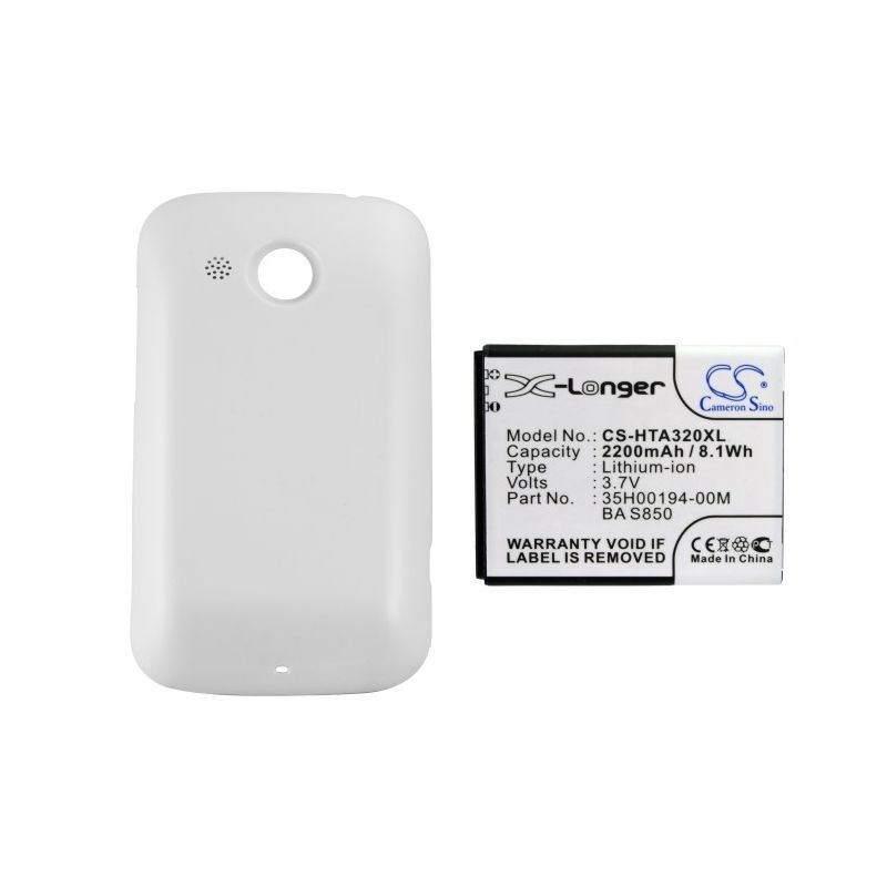 Li-ion Battery fits Htc, a320e, desire c 3.7V, 2200mAh Mobile & SmartPhone Cameron Sino Technology Limited