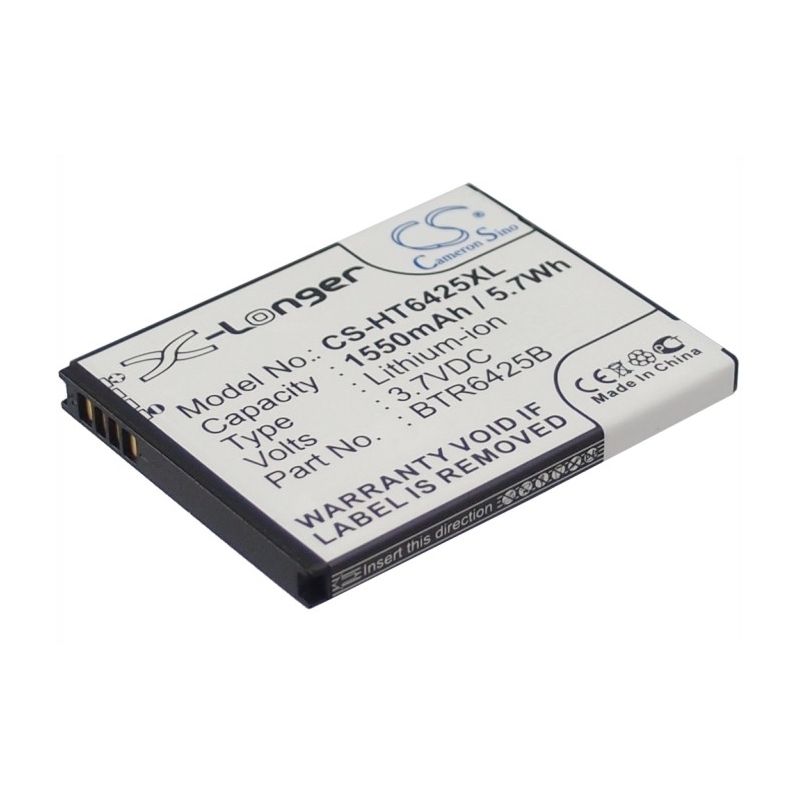 Li-ion Battery fits Htc, adr6425, adr6425lvw, desire sv 3.7V, 1550mAh Mobile & SmartPhone Cameron Sino Technology Limited