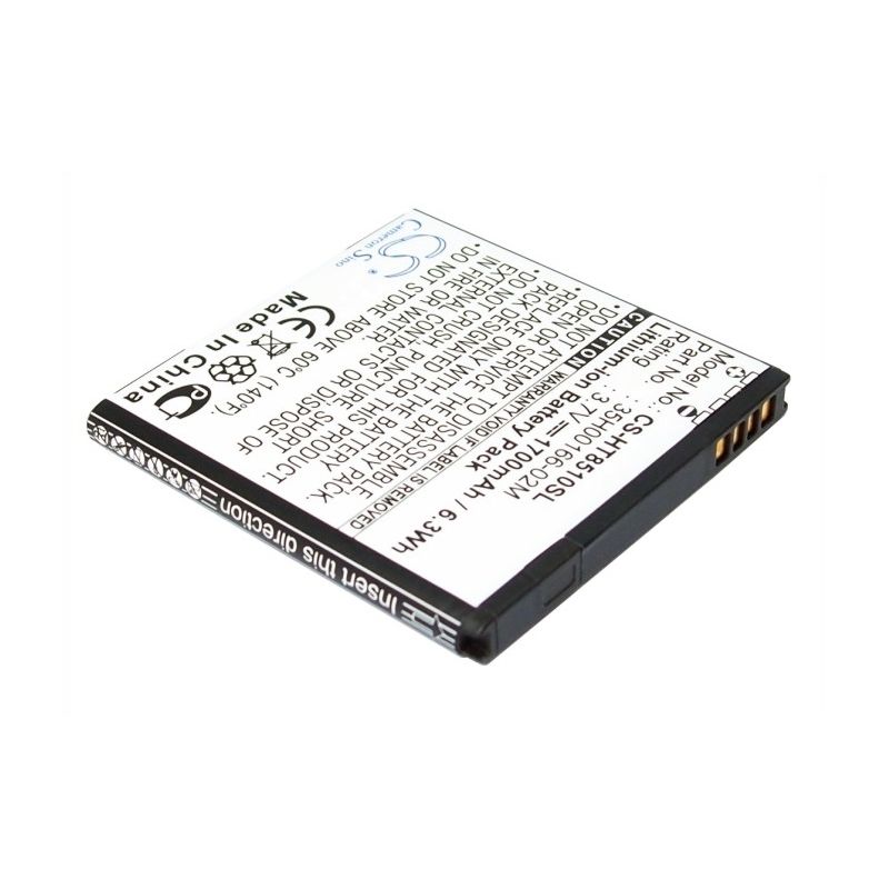 Li-ion Battery fits Htc, amaze 4g, ph85110, ruby 3.7V, 1700mAh Communications Cameron Sino Technology Limited (Suspended)