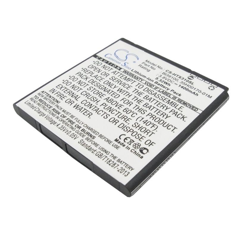 Li-ion Battery fits Htc, bass, bunyip, eternity 3.8V, 1400mAh Mobile & SmartPhone Cameron Sino Technology Limited