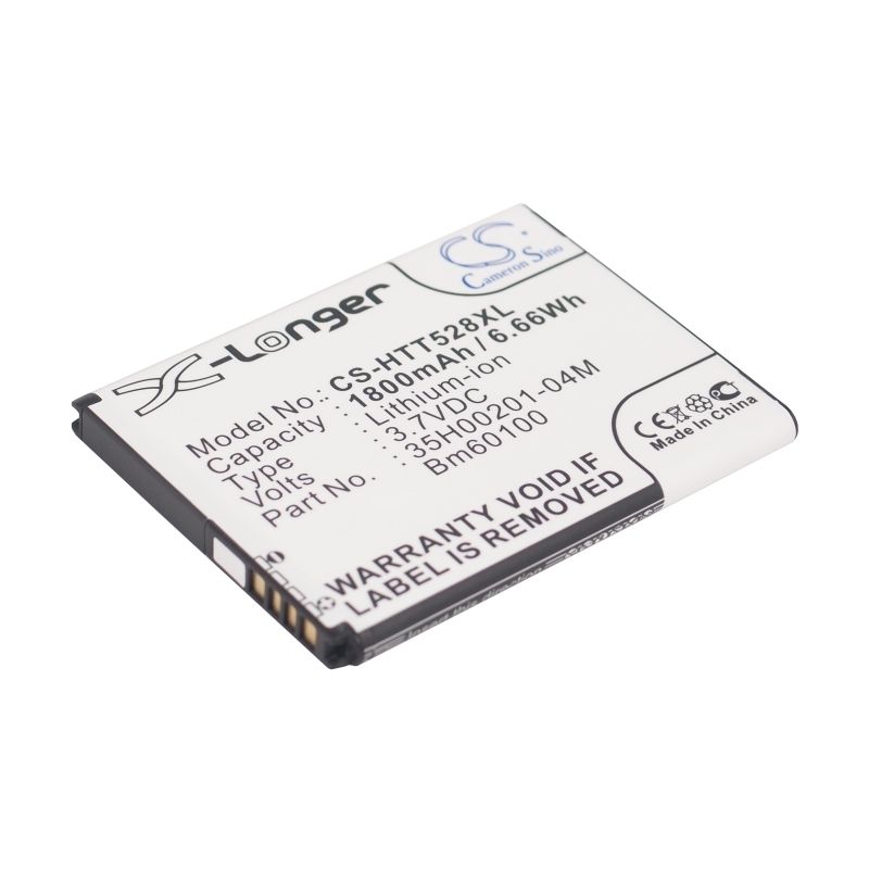 Li-ion Battery fits Htc, c520e, c525c, c525e 3.8V, 1800mAh Communications Cameron Sino Technology Limited (Suspended)