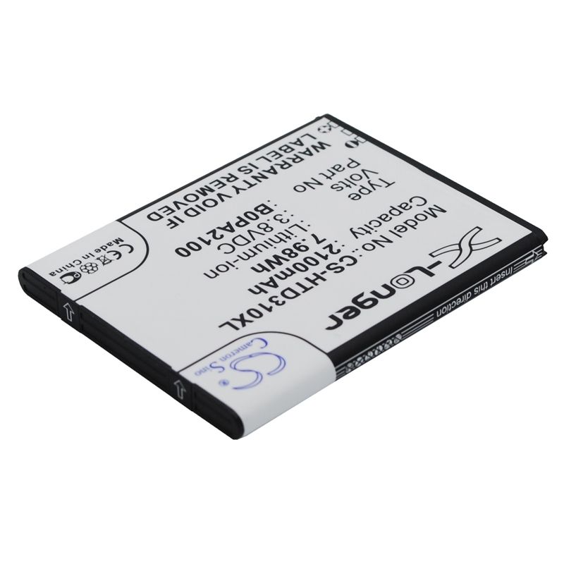 Li-ion Battery Fits Htc, D310, D310w Dual Sim, Desire 310 3.8v, 2100mah Mobile & SmartPhone Cameron Sino Technology Limited