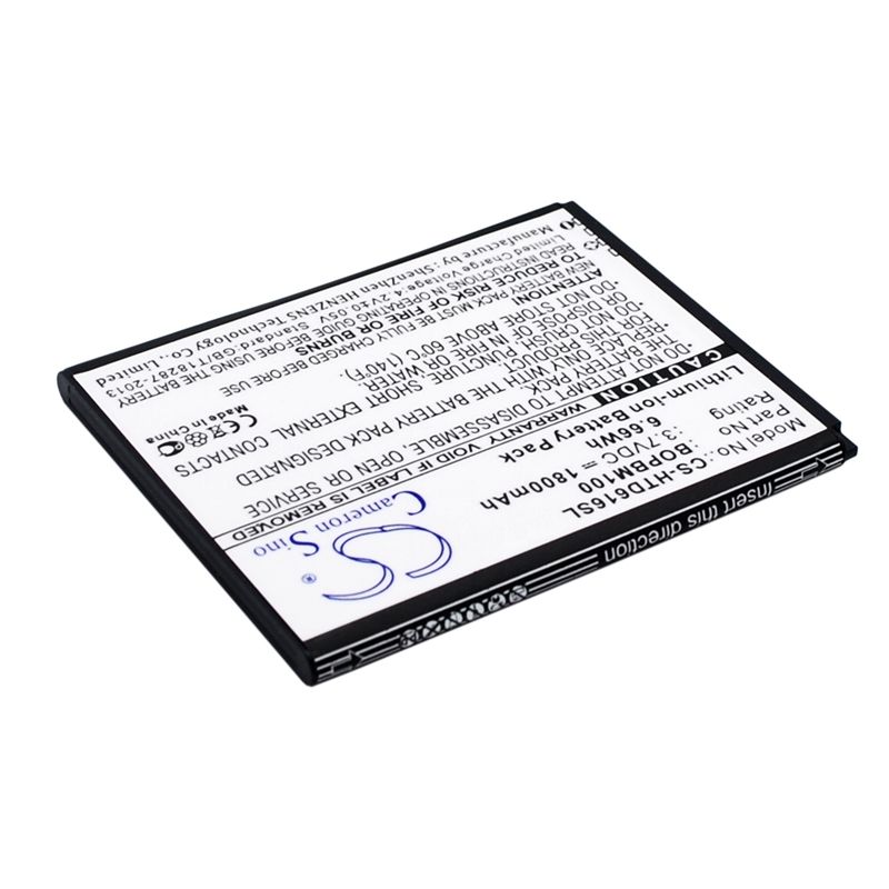 Li-ion Battery Fits Htc, D616d, D616h, D616w 3.7v, 1800mah Mobile & SmartPhone Cameron Sino Technology Limited