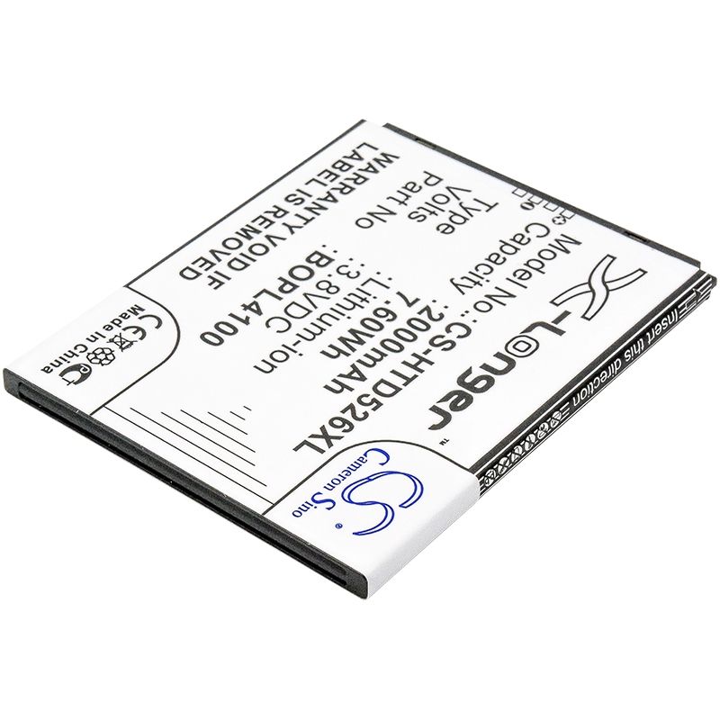 Li-ion Battery fits Htc, desire 326g, desire 526, desire 526g+ dual sim 3.8V, 2000mAh Mobile & SmartPhone Cameron Sino Technology Limited