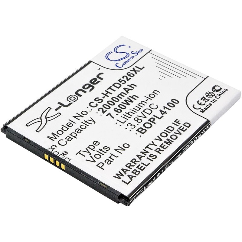 Li-ion Battery fits Htc, desire 326g, desire 526, desire 526g+ dual sim 3.8V, 2000mAh Mobile & SmartPhone Cameron Sino Technology Limited