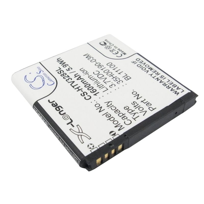 Li-ion Battery fits Htc, desire q, desire u, desire v 3.7V, 1600mAh Mobile & SmartPhone Cameron Sino Technology Limited