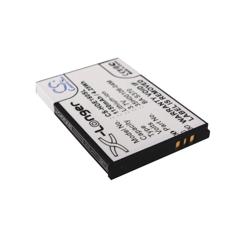 Li-ion Battery fits Htc, dream, dream 100, t-mobile 3.7V, 1150mAh Communications Cameron Sino Technology Limited (Suspended)