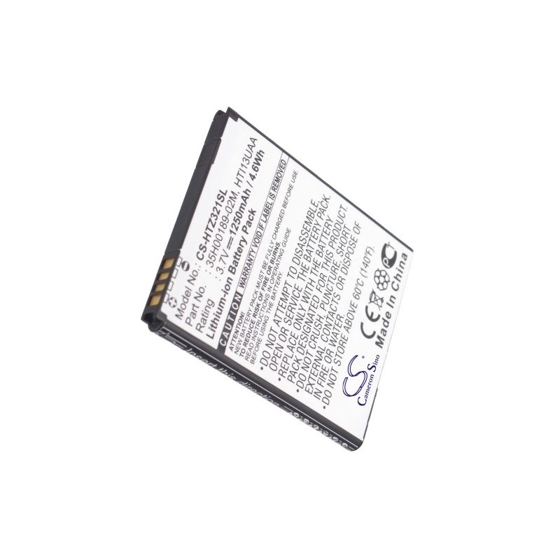 Li-ion Battery fits Htc, isw13ht, j, j isw13ht 3.7V, 1250mAh Communications Cameron Sino Technology Limited (Suspended)