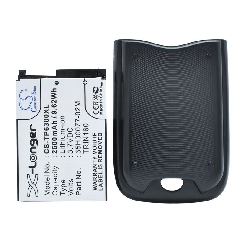 Li-ion Battery fits Htc, p6300, panda, o2 3.7V, 2600mAh Mobile & SmartPhone Cameron Sino Technology Limited