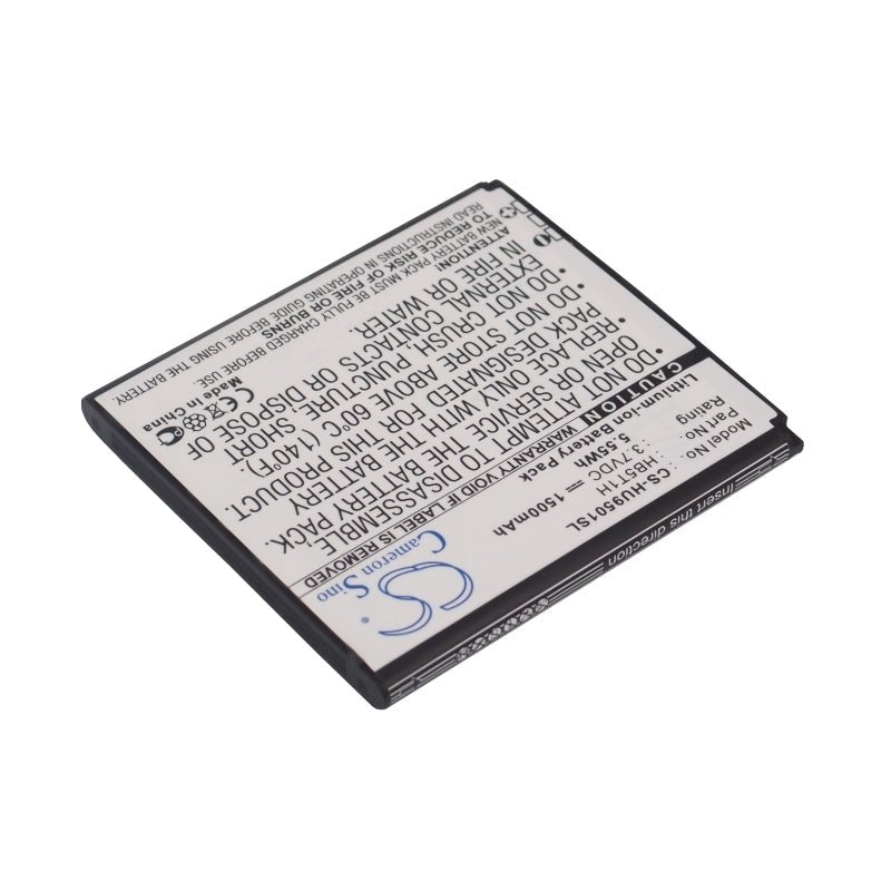 Li-ion Battery fits Huawei, ascend d, ascend d lte, ascend d quad 3.7V, 1500mAh Communications Cameron Sino Technology Limited (Suspended)