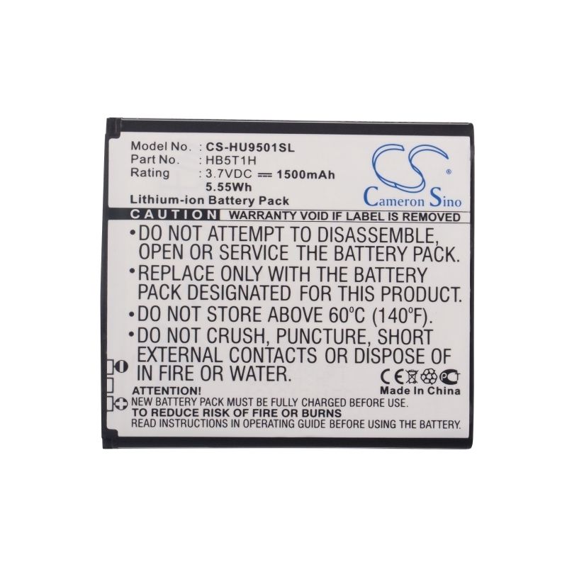Li-ion Battery fits Huawei, ascend d, ascend d lte, ascend d quad 3.7V, 1500mAh Communications Cameron Sino Technology Limited (Suspended)