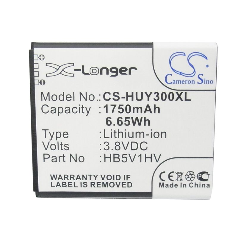 Li-ion Battery Fits Huawei, Ascend G350, Ascend G350-u00, Ascend T8833 3.8v, 1750mah Mobile & SmartPhone Cameron Sino Technology Limited
