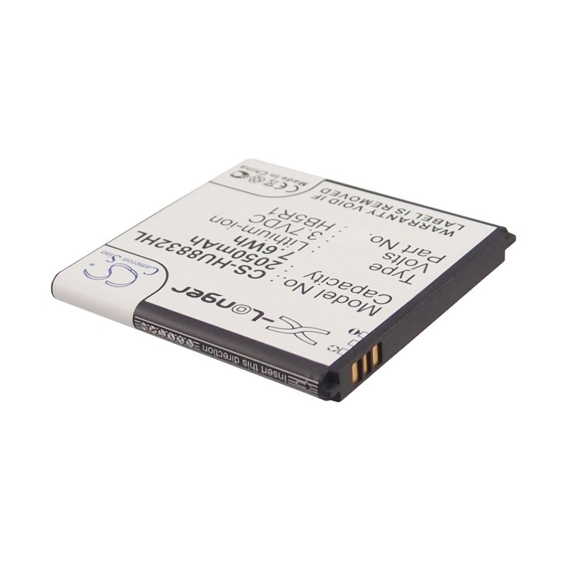 Li-ion Battery fits Huawei, ascend g500d, ascend g600, ascend p1 lte 201hw 3.7V, 2050mAh Communications Cameron Sino Technology Limited (Suspended)