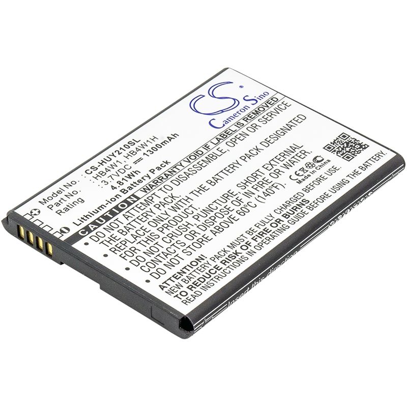 Li-ion Battery Fits Huawei, Ascend G510, Ascend C8813, Ascend C8813d 3.7v, 1300mah Mobile & SmartPhone Cameron Sino Technology Limited