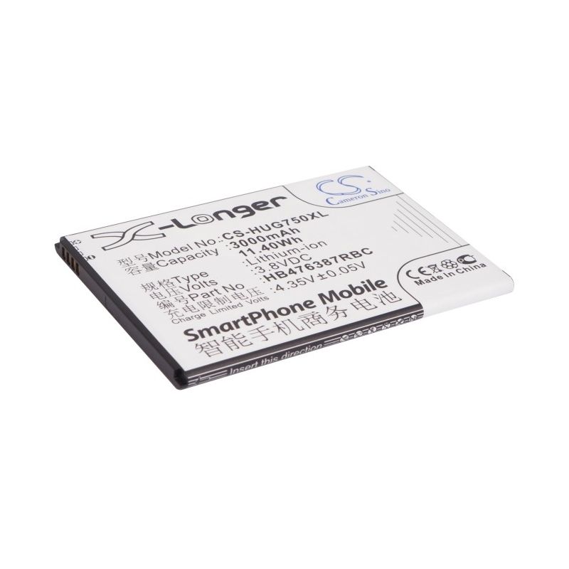 Li-ion Battery fits Huawei, ascend g750, ascend g750-t00, ascend g750-t01 3.8V, 3000mAh Mobile & SmartPhone Cameron Sino Technology Limited