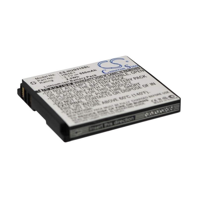 Li-ion Battery fits Huawei, c3100, g2201 3.7V, 550mAh Mobile & SmartPhone Cameron Sino Technology Limited