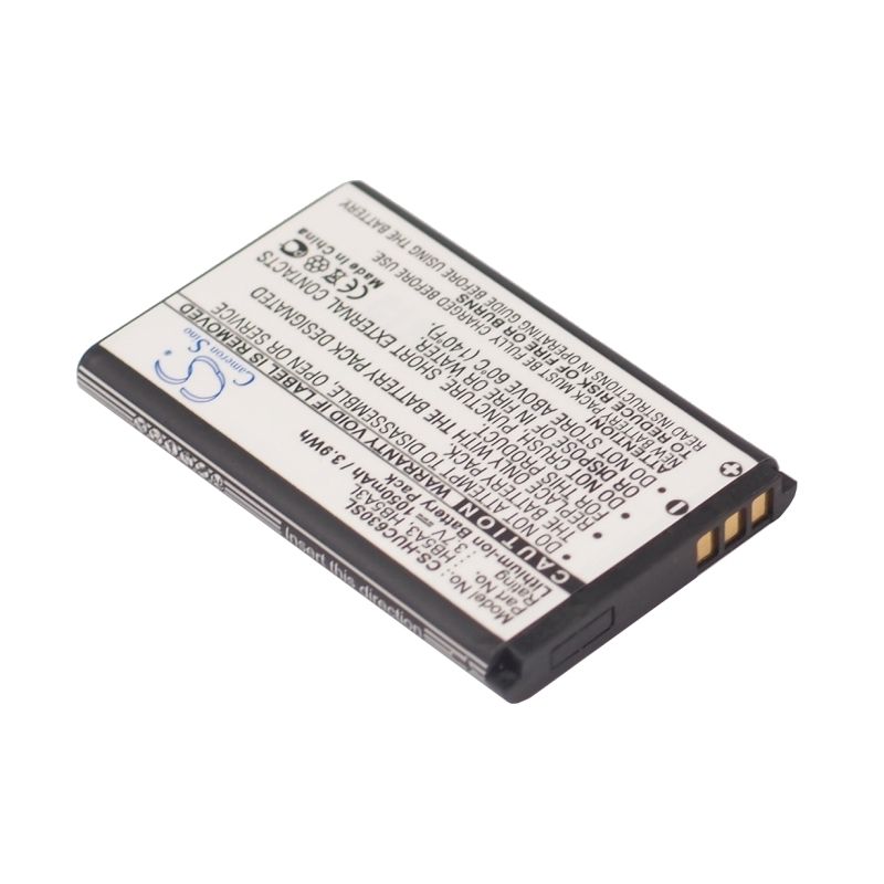 Li-ion Battery fits Huawei, c6300 3.7V, 1050mAh Mobile & SmartPhone Cameron Sino Technology Limited