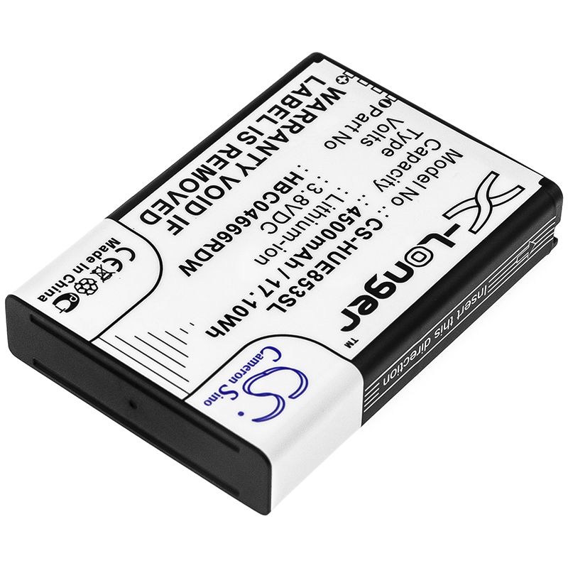 Li-ion Battery fits Huawei, E55735-852, E55735-853 3.8V, 4500mAh Hotspot Cameron Sino Technology Limited