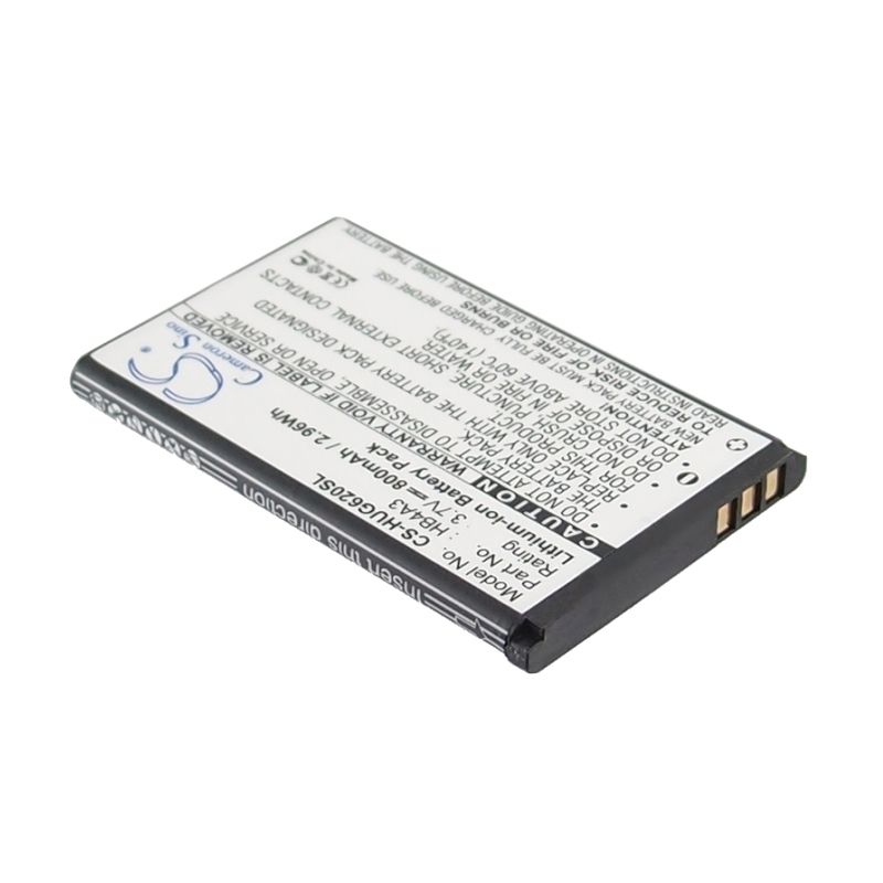 Li-ion Battery fits Huawei, g6620, g7210, t1201 3.7V, 800mAh Mobile & SmartPhone Cameron Sino Technology Limited