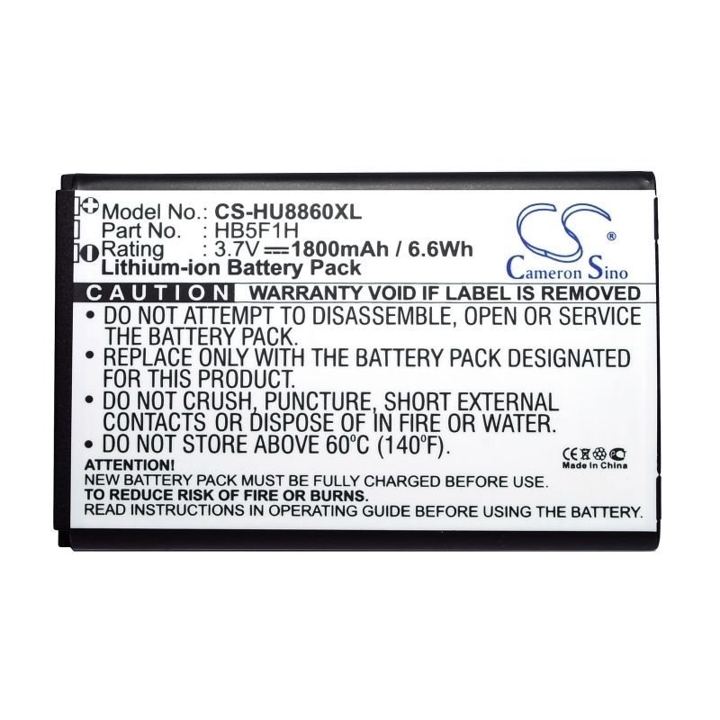 Li-ion Battery fits Huawei, honor, m886, turkcell t30 3.7V, 1800mAh Mobile & SmartPhone Cameron Sino Technology Limited