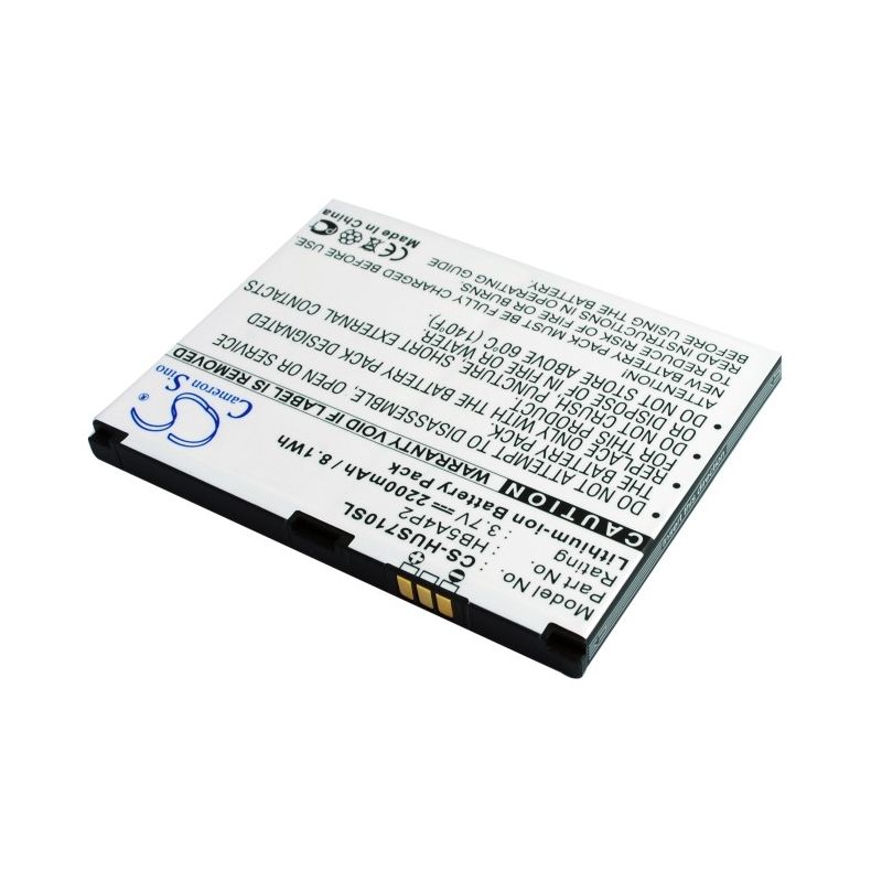 Li-ion Battery fits Huawei, Ideos S7 Tablet, Ideos S7-105, Smarkit S7 3.7V, 2200mAh Computer Cameron Sino Technology Limited
